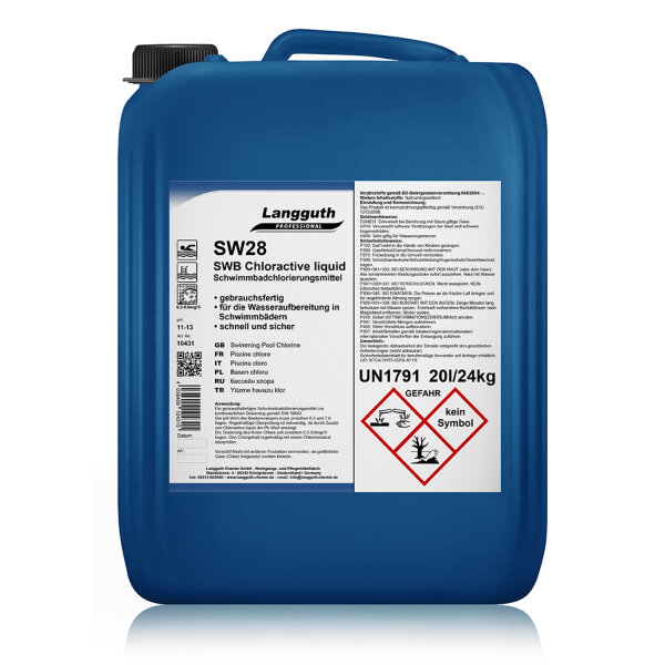 Langguth Chemie SW28 SWB Chloractive Liquid 20 l
