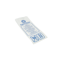 DEISS Hygienebeutel 120+50x280 mm, 35 g/m², 1-fach...