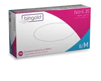 Bingold Nitril 35 Einmalhandschuhe 100 Stück/Box,...