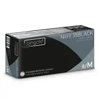 Bingold Nitril 35BLACK Einmalhandschuhe 100...