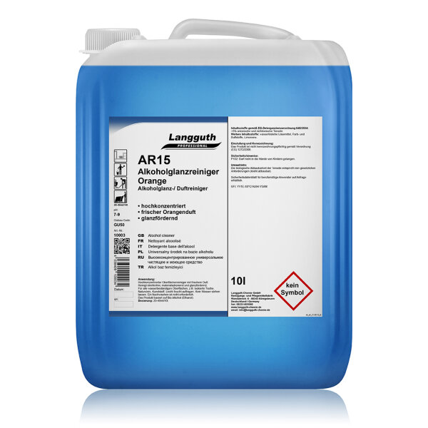 Langguth Chemie AR15 Alkoholglanzreiniger Orange 10 l