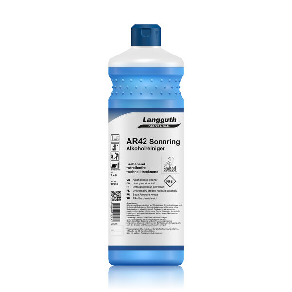 Langguth Chemie AR42 Sonnring Alkoholreiniger Ecolabel 1 l