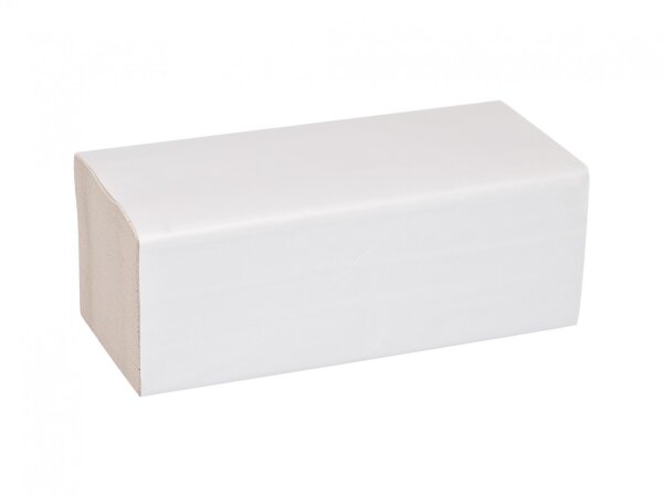 Falthandtücher, V-Falz, 2-lagig, 23,0 x 21,0 cm, 3200 Blatt, Recycling