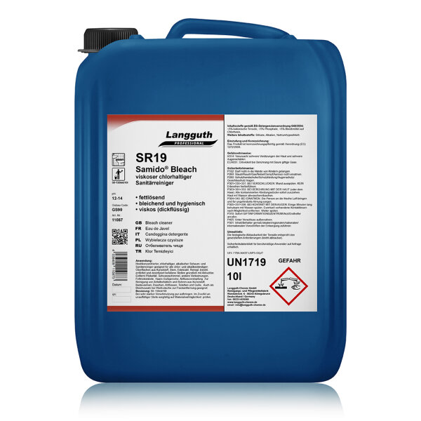 Langguth Chemie SR19 Samido® Bleach 10 l