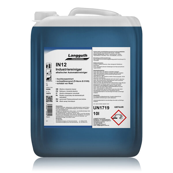 Langguth Chemie IN12 Industriereiniger 10 l
