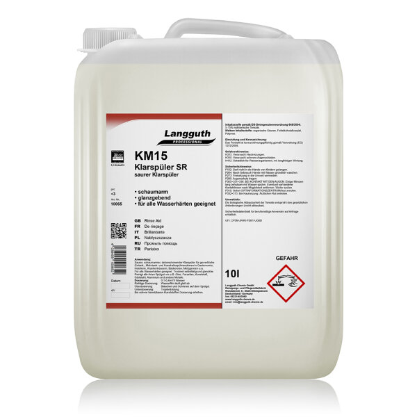 Langguth Chemie KM15 Klarspüler SR 10 l