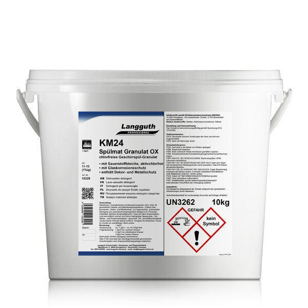 Langguth Chemie KM24 Spülmat Granulat OX 10 kg