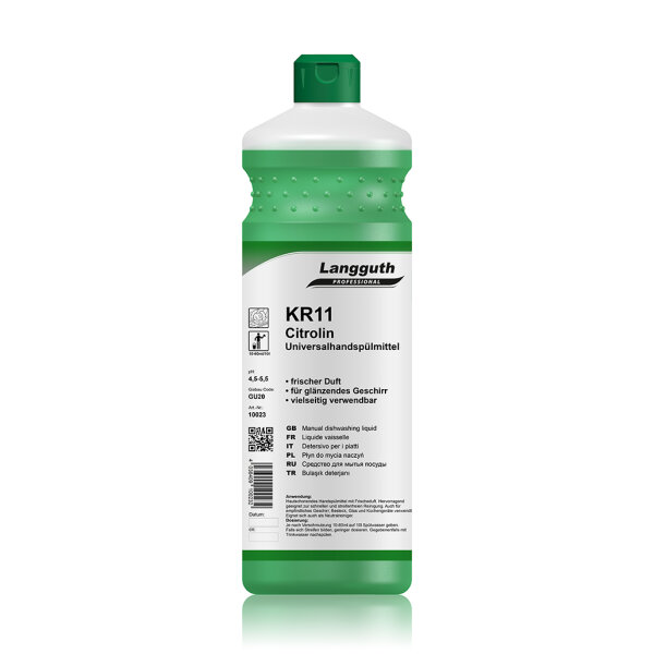 Langguth Chemie KR11 Citrolin Universalhandspülmittel 1 l