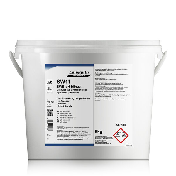 Langguth Chemie SW11 SWB pH Minus 8 kg