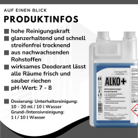 Langguth Chemie Alko+ Alkoholglanzreiniger Hochkonzentrat...