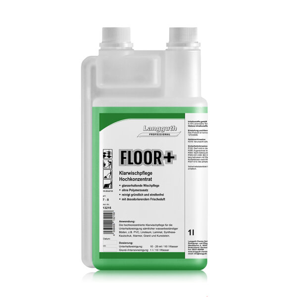 Langguth Chemie FLOOR+ Klarwischpflege Hochkonzentrat 1 l