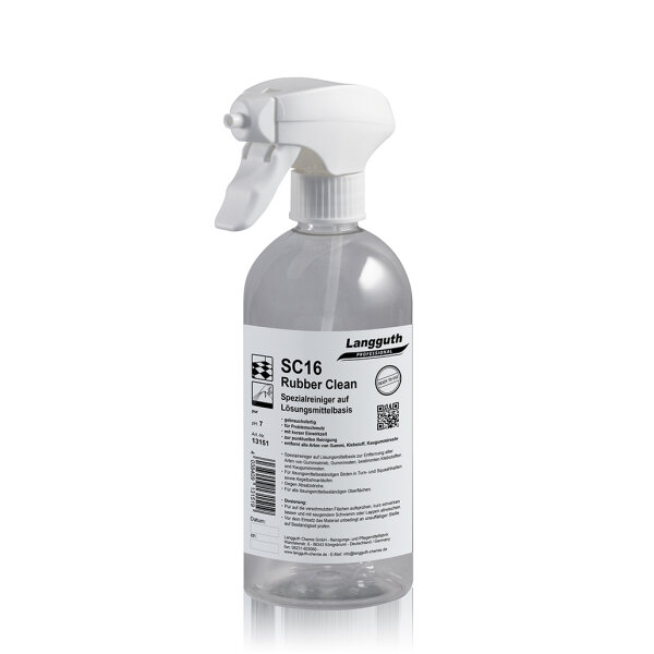 Langguth Chemie SC16 Rubber Clean Kleberesteentferner 10l