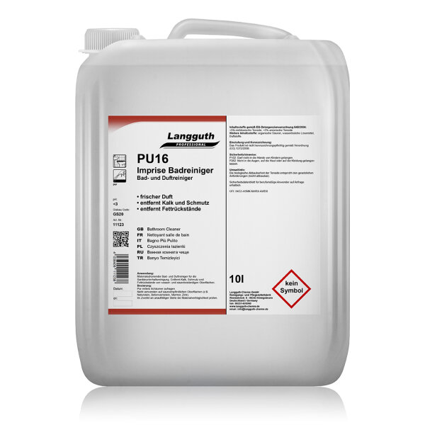 Langguth Chemie PU16 Imprise Badreiniger 10l