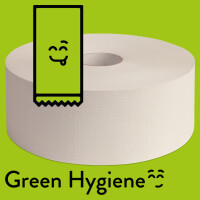 Green Hygiene Jumbo-Toilettenpapier, 2-lagig, 380,0 m, 6 Rollen