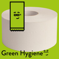 Green Hygiene Jumbo-Toilettenpapier, 2-lagig, 180,0 m, 16 Rollen