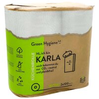 Green Hygiene KARLA Küchenrollen, 3-lagig, 100...