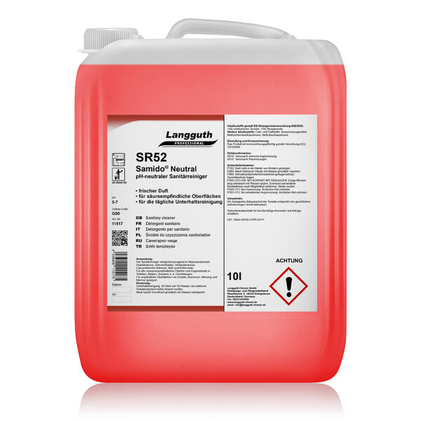 Langguth Chemie SR52 Samido® Neutral 10 l