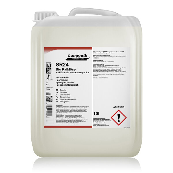 Langguth Chemie SR24 Bio Kalklöser 10 l