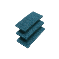 Scheuervlies-Pads, 3er Set, blau